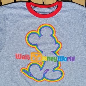 Disney Mickey WDW Pride Tee Adult Med